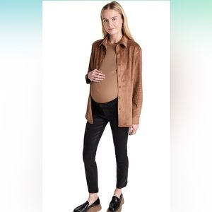 Paige Cindy Maternity Coated Jeans